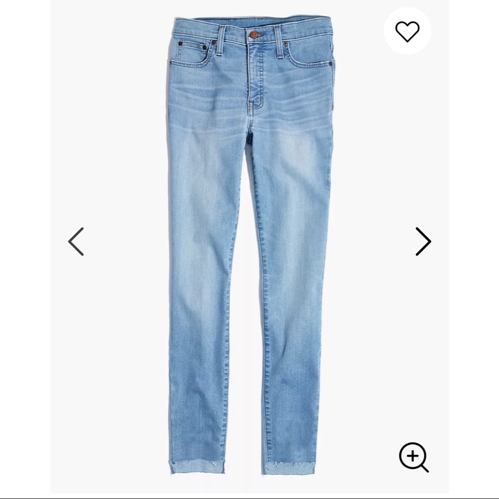 Madewell 9” High Rise Skinny Jean (new with tags)